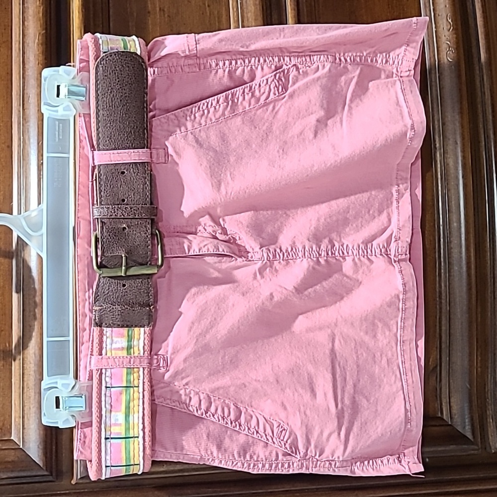 Pink Mudd Jeans Mini Skirt and matching Belt Junior's ss 3
